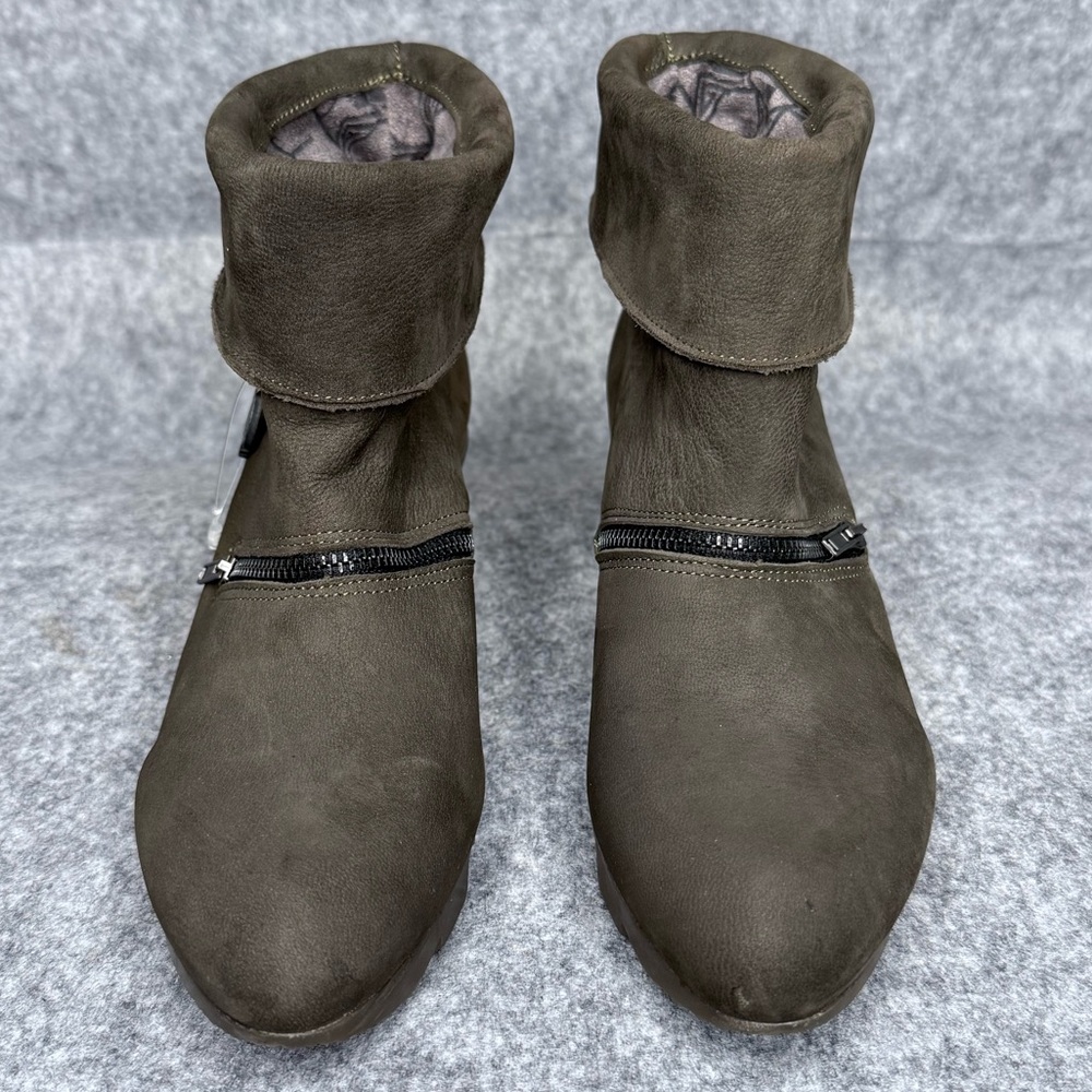 Fly‎ London Olan Bootie in Dark Olive Green- Sz 37 (6-6.5) - Picture 2 of 10